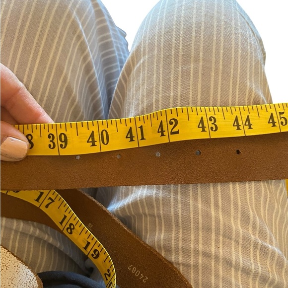 Y2K Great American Pewter Virgin Mary
Buckle & white crackle leather Belt - Picture 9 of 10